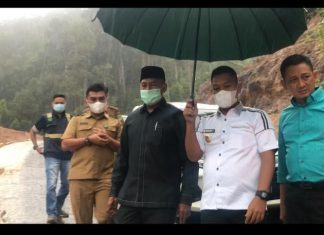 Pemkab dan DPRD Lingga Hentikan Proyek Jalan Tanjung Busu