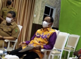 Bupati Inhil Ikuti Rakornas Pengawasan Penyelenggaraan Pemda