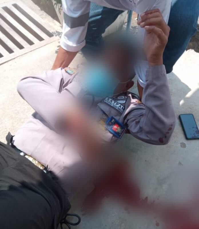 Karyawan PT SMS Bacok Sekuriti