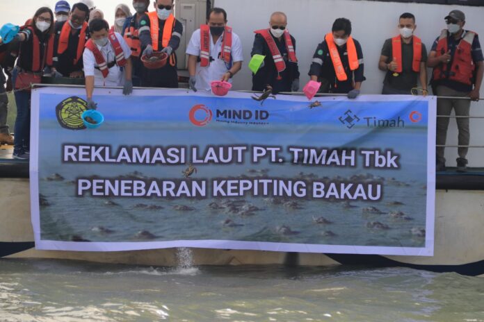 17c7c893-5b22-43f8-80f0-99f32f0dd354 Lepaskan 600 Bibit Kepiting