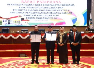 DPRD dan Gubernur Kepri Sepakati KUA-PPAS APBD 2026 Rp3,5 Triliun