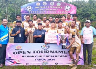 Keramut FC Juarai Turnamen Rewak Cup II 