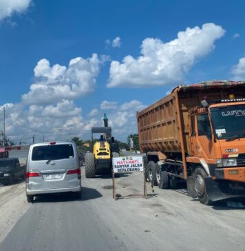 BPJN Riau Gesa Perbaikan Jalan Penghubung Riau-Sumbar