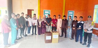 Penghitungan Suara Pemilihan Anggota BPD Desa Air Biru Berlangsung Kondusif 