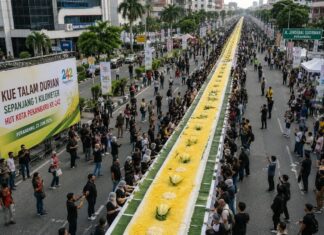 Kue Telam Durian Sepanjang 1 KM Akan Meriahkan HUT Pekanbaru Ke-242