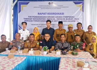 Imigrasi Tarempa Perkuat Sinergi TIMPORA Awasi WNA di Jemaja 
