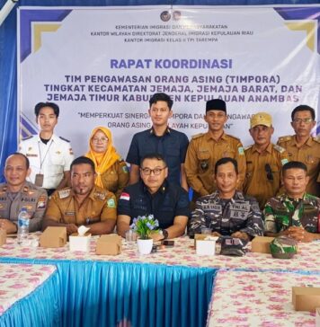 Imigrasi Tarempa Perkuat Sinergi TIMPORA Awasi WNA di Jemaja 