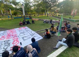 Sikapi Pemerintah, Mahasiswa STAIN SAR dan Cipayung Plus Gelar Mimbar Bebas
