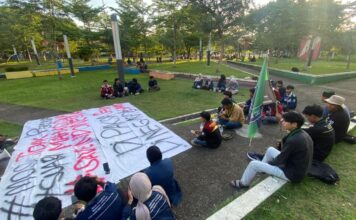 Sikapi Pemerintah, Mahasiswa STAIN SAR dan Cipayung Plus Gelar Mimbar Bebas