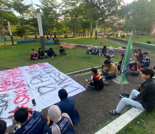 Sikapi Pemerintah, Mahasiswa STAIN SAR dan Cipayung Plus Gelar Mimbar Bebas