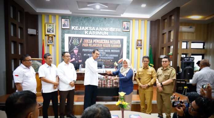 Difasilitasi Kejari, Sengketa Piutang PT Pelindo dan BUP Karimun Tuntas