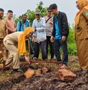 Peletakan Batu Pertama Program Bedah Rumah PWI Bintan