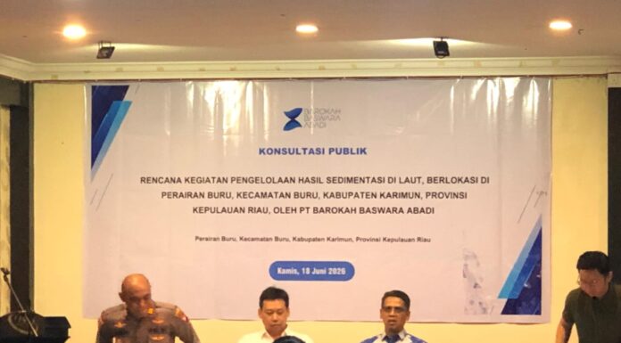 Direktur PT BBA Beri Penjelasan Terkait Pembersihan Sedimentasi Laut