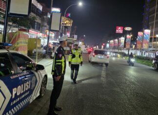 Ditlantas Polda Riau Tingkatkan Patroli Hingga Malam Hari