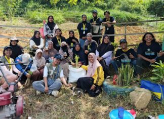 KKN UGM Latih PKK Jemaja Timur Kembangkan TOGA Hingga Pestisida Nabati 