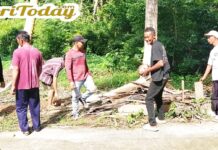 Kades Landak Ajak Warga Lestarikan Gotong-royong