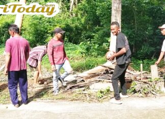 Kades Landak Ajak Warga Lestarikan Gotong-royong