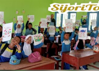 Hari Anak Nasional ke-42, SDN 009 Landak Lomba Menggambar dan Mewarnai 