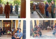 Pemdes Landak Jaga Kekompakan Lewat Apel Senin Pagi