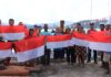 Polres Anambas Sebar 100 Bendera Merah Putih dan Bansos untuk Nelayan 