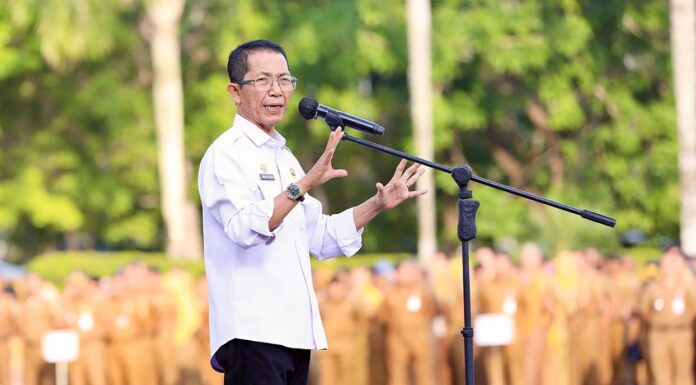 Amsakar Pimpin Apel Gabungan, Segerakan Program Prioritas