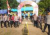 Polsek Jemaja Amankan Turnamen Sepak Bola HUT ke-81 RI 