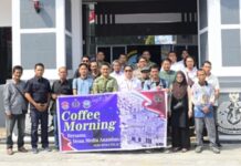 Lanal Tarempa Perkuat Sinergitas dan Kemitraan dengan Awak Media 