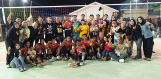 Air Port Melaju ke Final Turnamen Volly Ball Putra HUT ke-81 RI di Jemaja 
