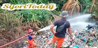 Lima Hari Terbakar, Effendi Pastikan Api di TPS Tarempa Selatan Padam 100 Persen 