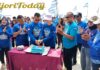 Warga Padati Peringatan HUT ke-25 Partai Demokrat di Pantai Padang Melang 
