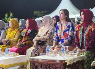 Sinta Aneng Memukau dengan Batik Pesona Bahari Anambas di Dekrafest 2026