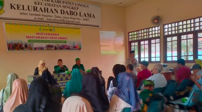 Kelurahan Dabo Lama Gelar Musyawarah Masyarakat Desa