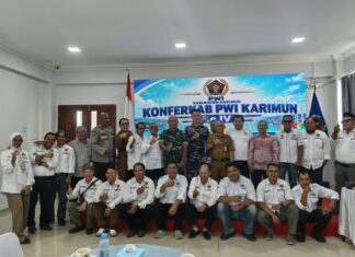 DNA Pejuang Menggelora di Pembukaan Konferkab ke-IV PWI Karimun
