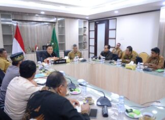 8 Tahun Mangkrak, Jembatan Rumbio Jadi Perhatian Plt Gubri