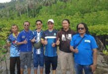 Tanam 150 Mangrove, Bupati Aneng Apresiasi Insan Pers 