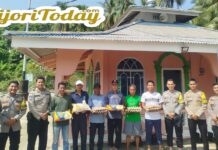 Polsek Jemaja “GEBER” Rumah Ibadah, Pererat Kedekatan dengan Masyarakat
