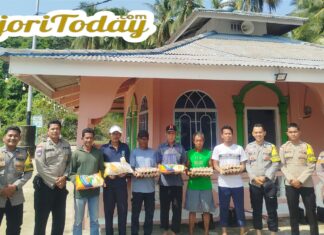 Polsek Jemaja “GEBER” Rumah Ibadah, Pererat Kedekatan dengan Masyarakat
