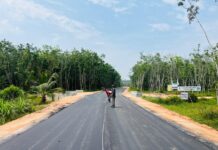 Pekerjaan Ruas Jalan SP Mutiara-Parit Lapis Sesuai Kontrak