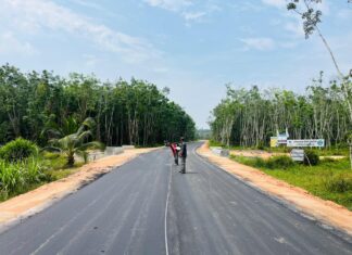 Pekerjaan Ruas Jalan SP Mutiara-Parit Lapis Sesuai Kontrak
