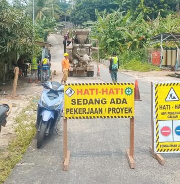 Telan Anggaran Hampir Rp4 Miliar, Warga Harap Jalan Letung–Berhala Berkualitas 