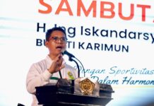 Bupati Karimun Lepas 469 Anggota Kontingen Porprov VI Kepri